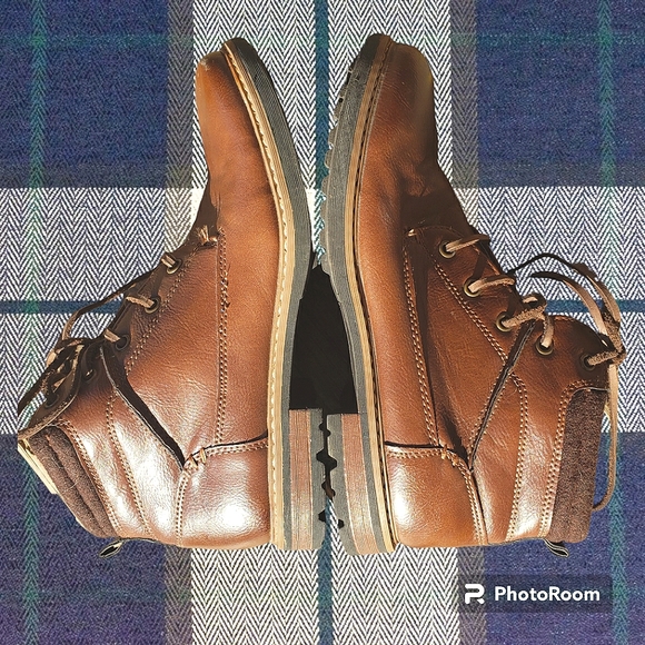 Vintage 90s Steve Madden brown hiking boots - Picture 5 of 10